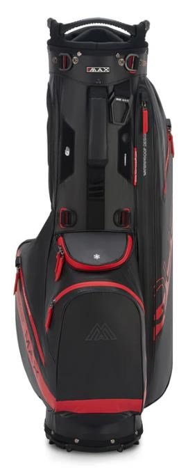 Big Max Aqua Eight H stand bag, negro/rojo