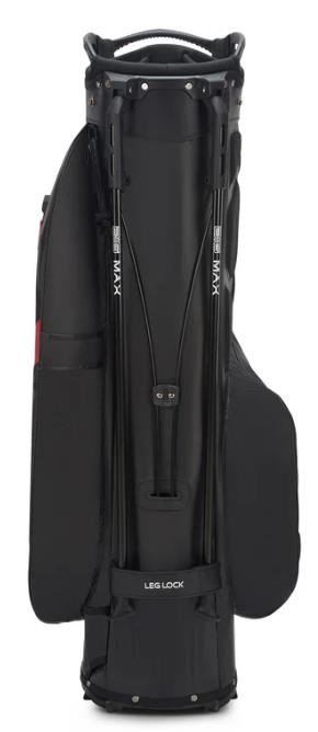 Big Max Aqua Eight H stand bag, negro/rojo