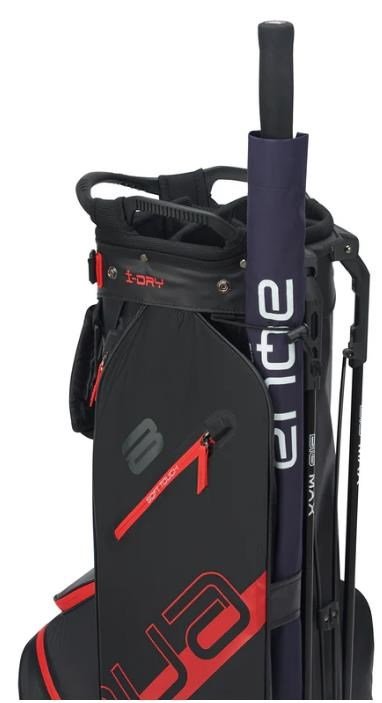 Big Max Aqua Eight H stand bag, negro/rojo