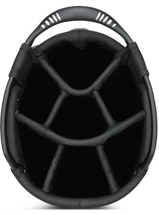 Big Max Aqua Eight H stand bag, negro/rojo