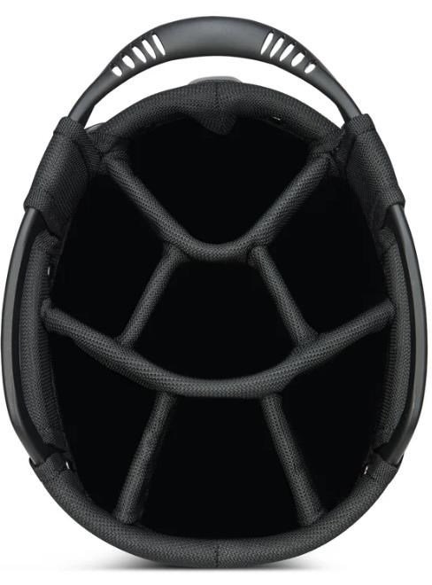 Big Max Aqua Eight H stand bag, negro/rojo