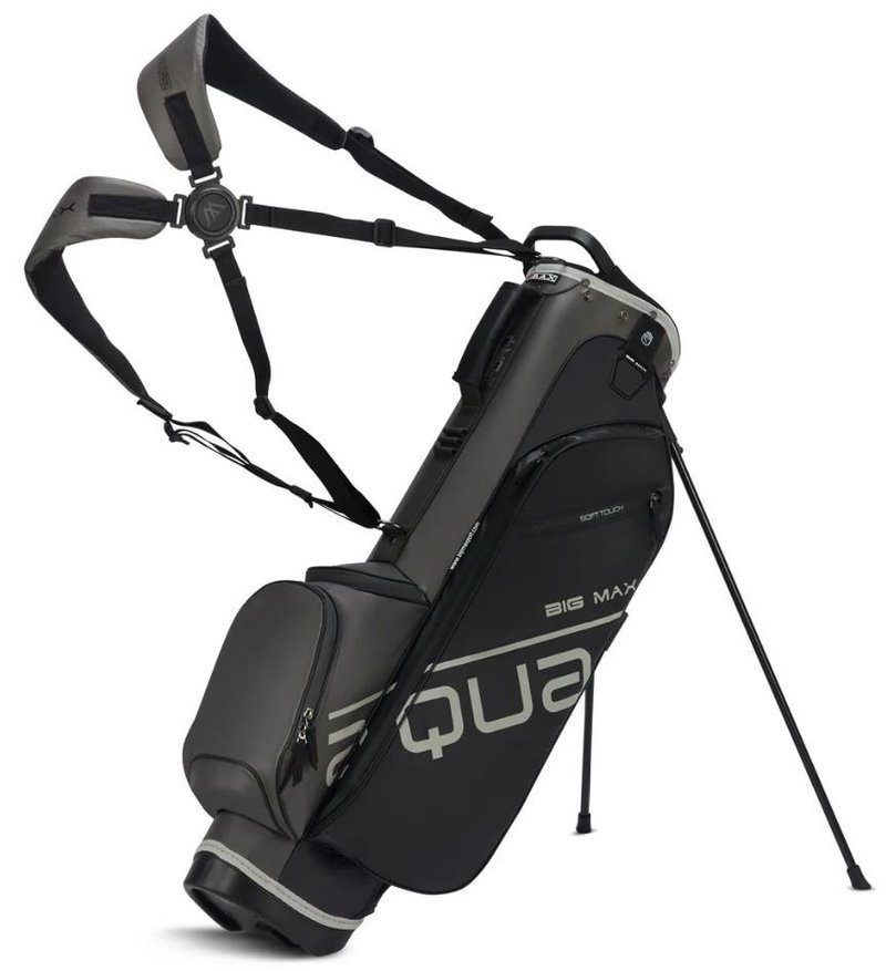 Big Max Aqua Seven H stand bag, negro/carbón