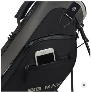 Big Max Aqua Seven H stand bag, negro/carbón