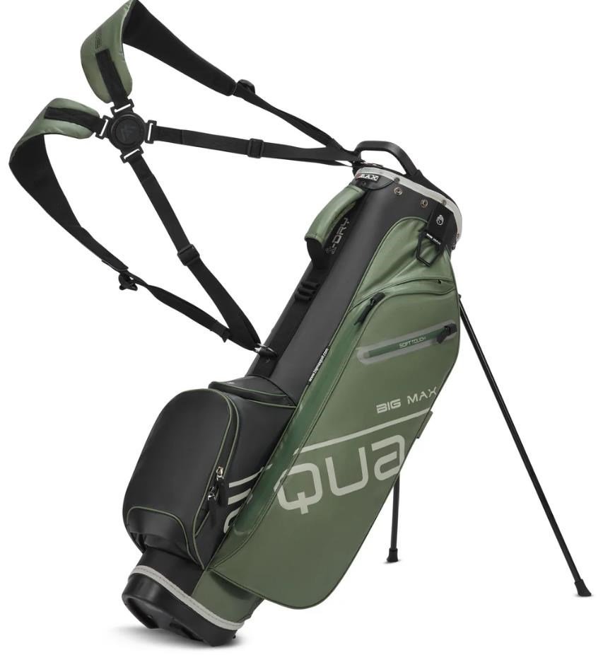 Big Max Aqua Seven H stand bag, negro/oliva/blanco roto