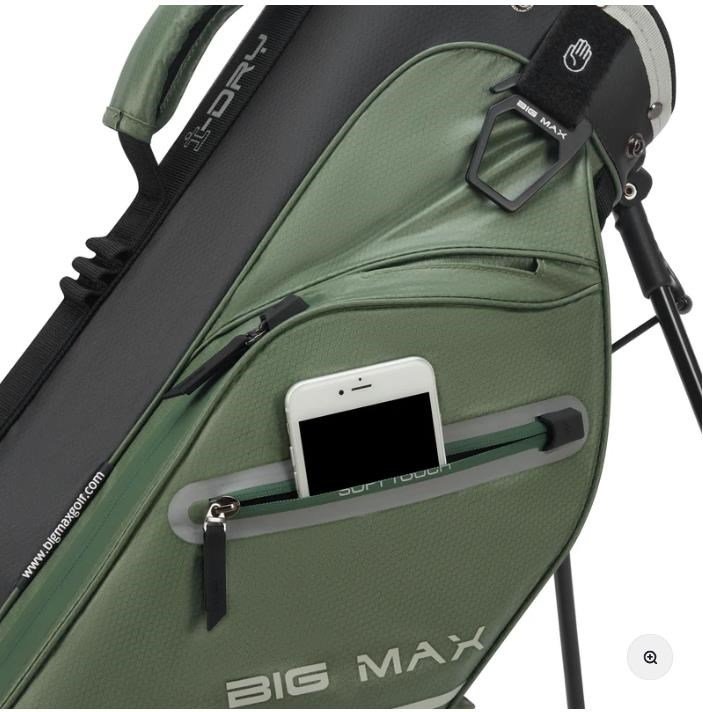 Big Max Aqua Seven H stand bag, negro/oliva/blanco roto