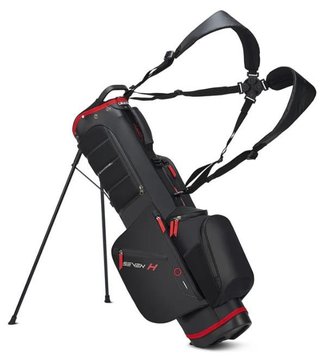 Big Max Aqua Seven H stand bag, negro/rojo