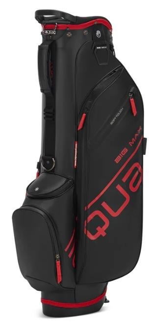 Big Max Aqua Seven H stand bag, negro/rojo