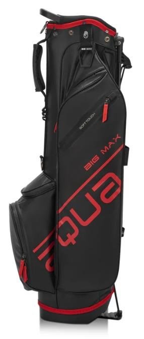 Big Max Aqua Seven H stand bag, negro/rojo