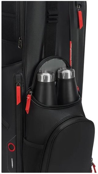 Big Max Aqua Seven H stand bag, negro/rojo