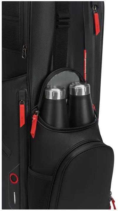 Big Max Aqua Seven H stand bag, negro/rojo