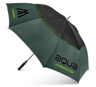 Big Max Aqua Umbrella UV paraguas 60", verde bosque/negro/lima