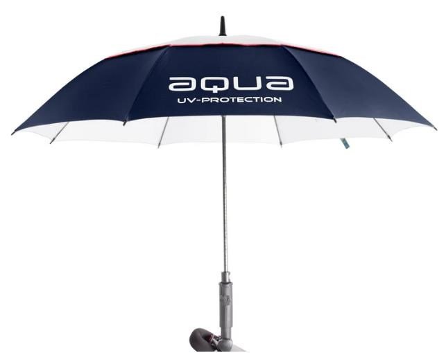 Big Max Aqua Umbrella UV paraguas 60", azul/blanco/rojo