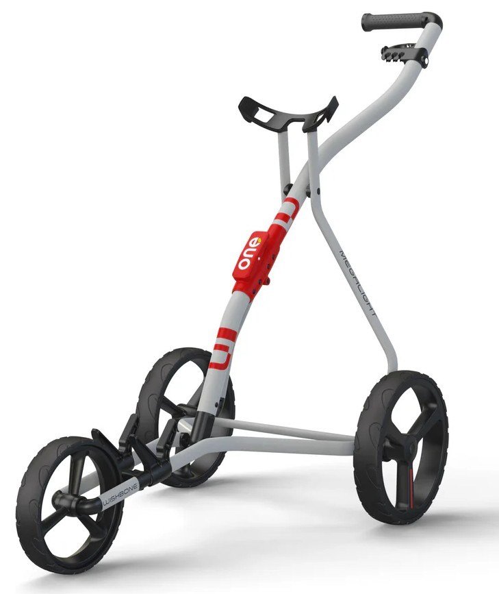 Wishbone One carrito manual, blanco/rojo