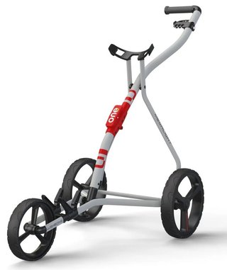 Wishbone One carrito manual, blanco/rojo