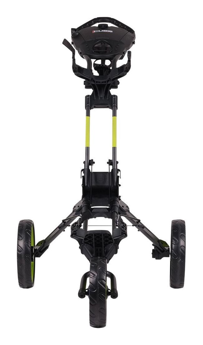 Wishbone Cube Three carrito manual, negro/lima