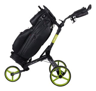 Wishbone Cube Three carrito manual, negro/lima