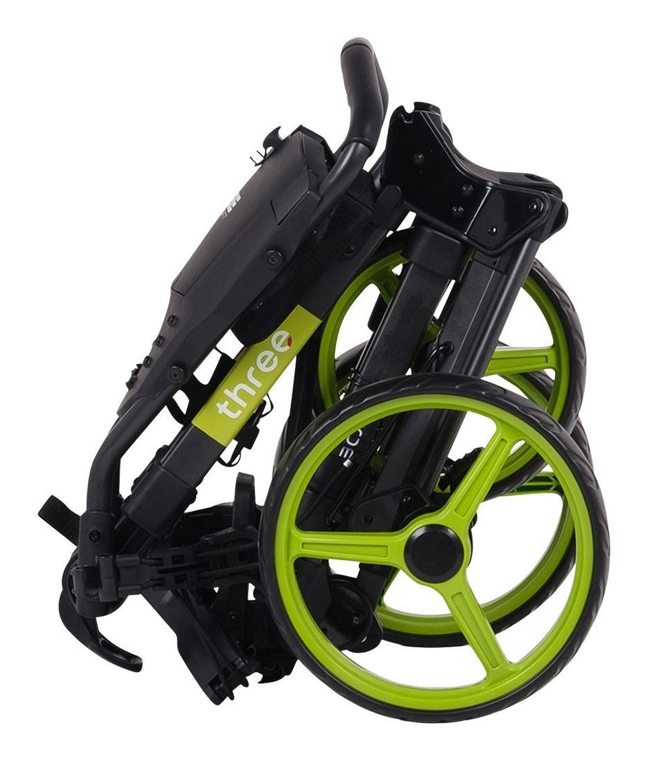 Wishbone Cube Three carrito manual, negro/lima