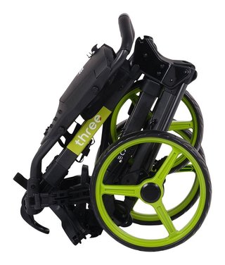 Wishbone Cube Three carrito manual, negro/lima