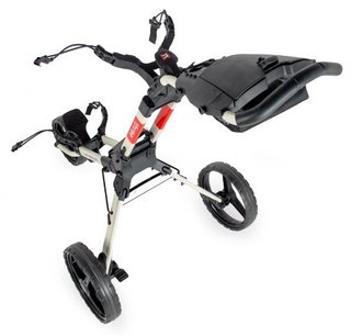 Wishbone Cube Three carrito manual, blanco/rojo