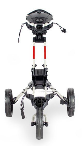 Wishbone Cube Three carrito manual, blanco/rojo