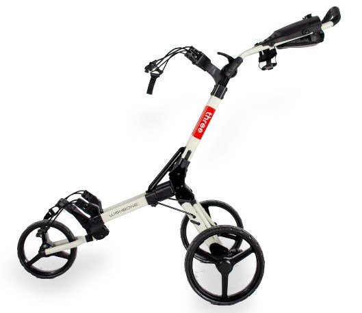 Wishbone Cube Three carrito manual, blanco/rojo