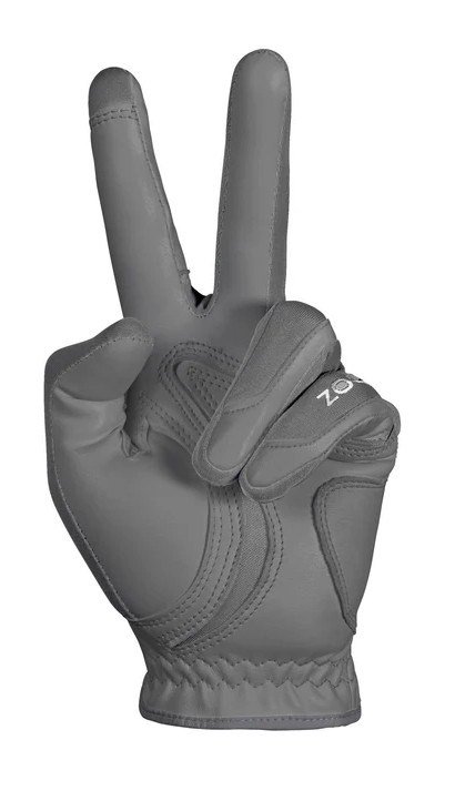Zoom Zoom Hybrid guante de golf para hombre, gris