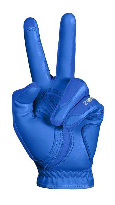 Zoom Zoom Hybrid guante de golf para hombre, azul