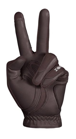 Zoom Zoom Hybrid guante de golf para hombre, marrón