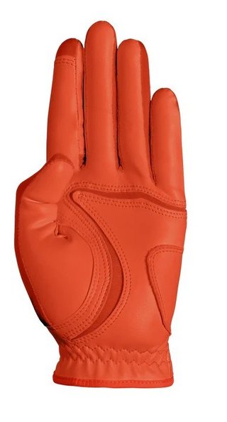 Zoom Zoom Hybrid guante de golf para hombre, naranja