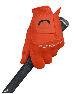 Zoom Zoom Hybrid guante de golf para hombre, naranja