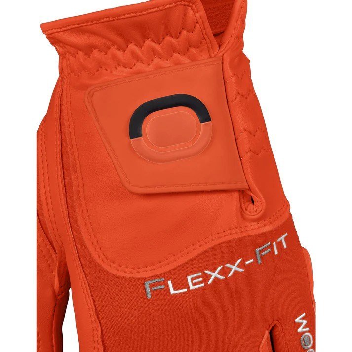Zoom Zoom Hybrid guante de golf para hombre, naranja