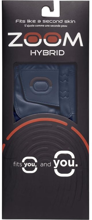 Zoom Zoom Hybrid guante de golf para mujer, azul marino