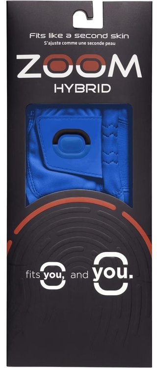 Zoom Zoom Hybrid guante de golf para mujer, azul