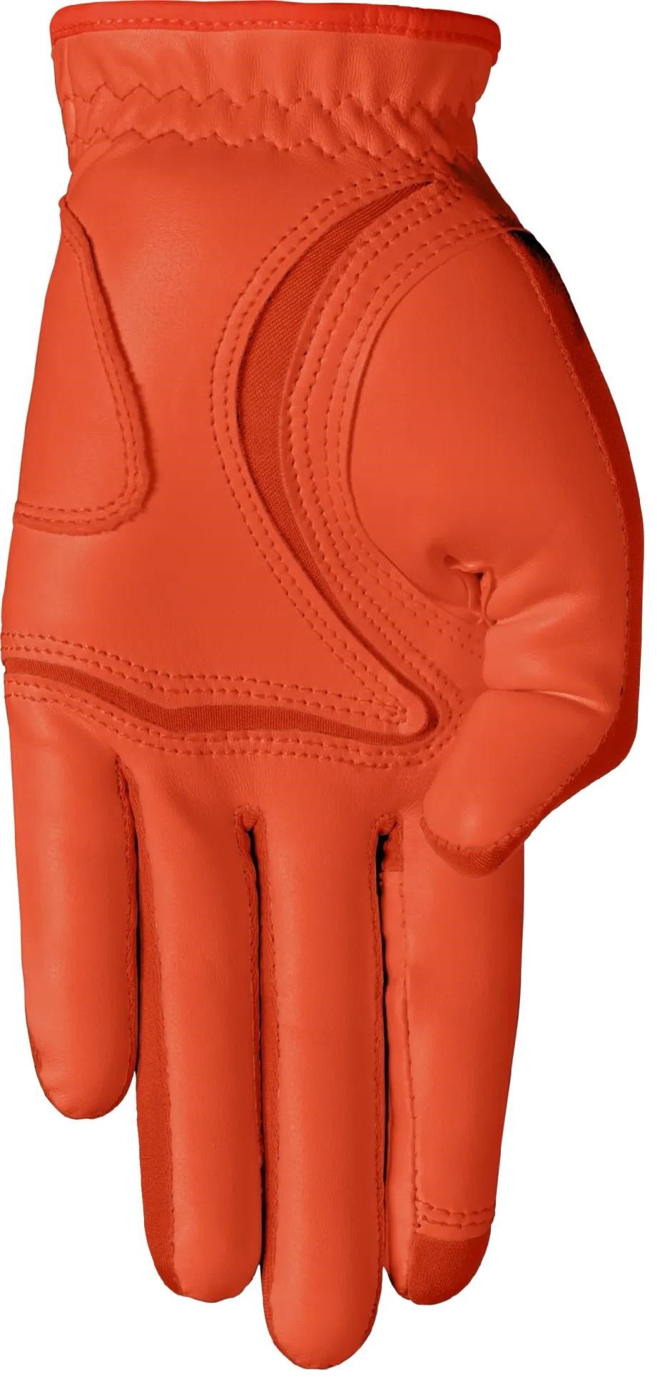 Zoom Zoom Hybrid guante de golf para mujer, naranja
