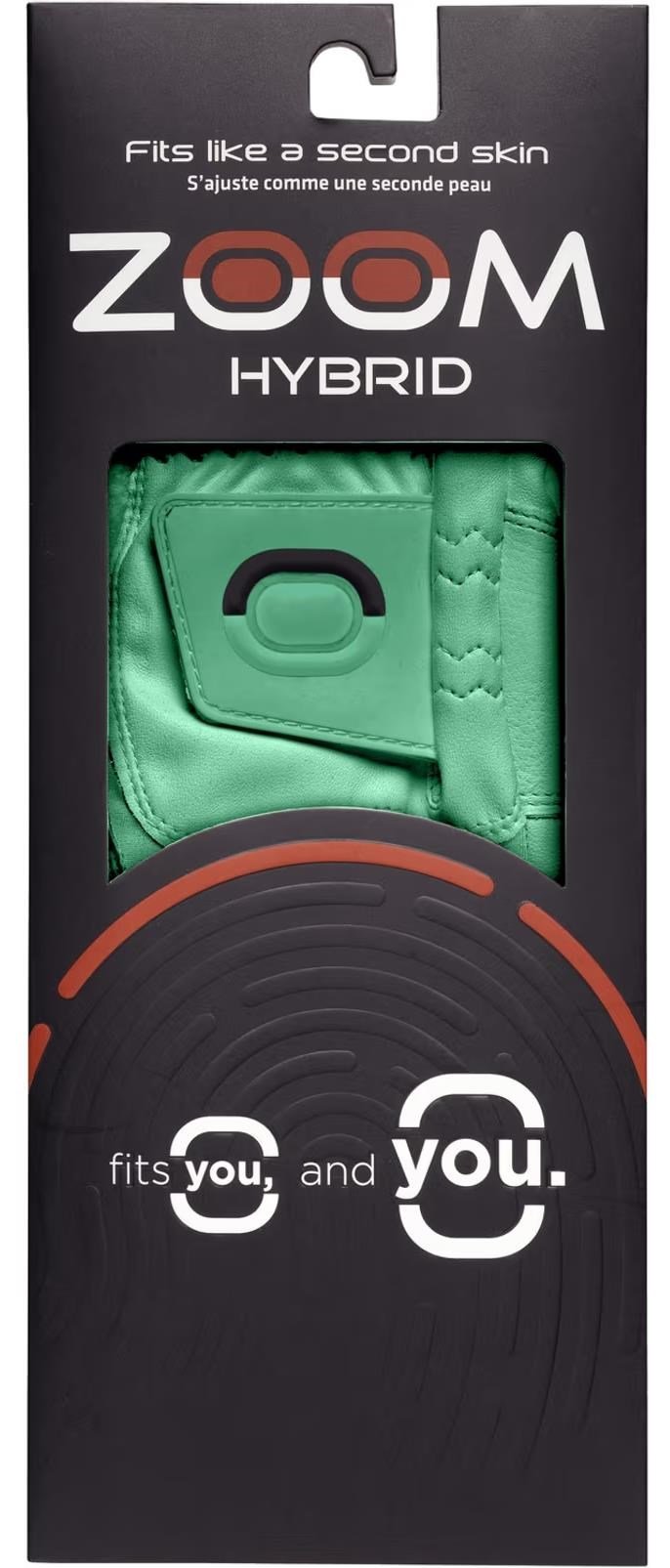 Zoom Zoom Hybrid guante de golf para mujer, verde