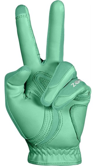 Zoom Zoom Hybrid guante de golf para mujer, verde