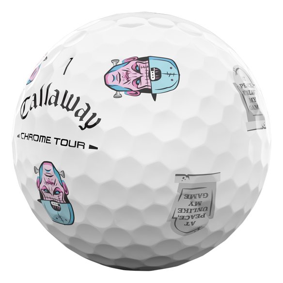 Callaway Chrome Tour Truvis pelotas de golf, Halloween