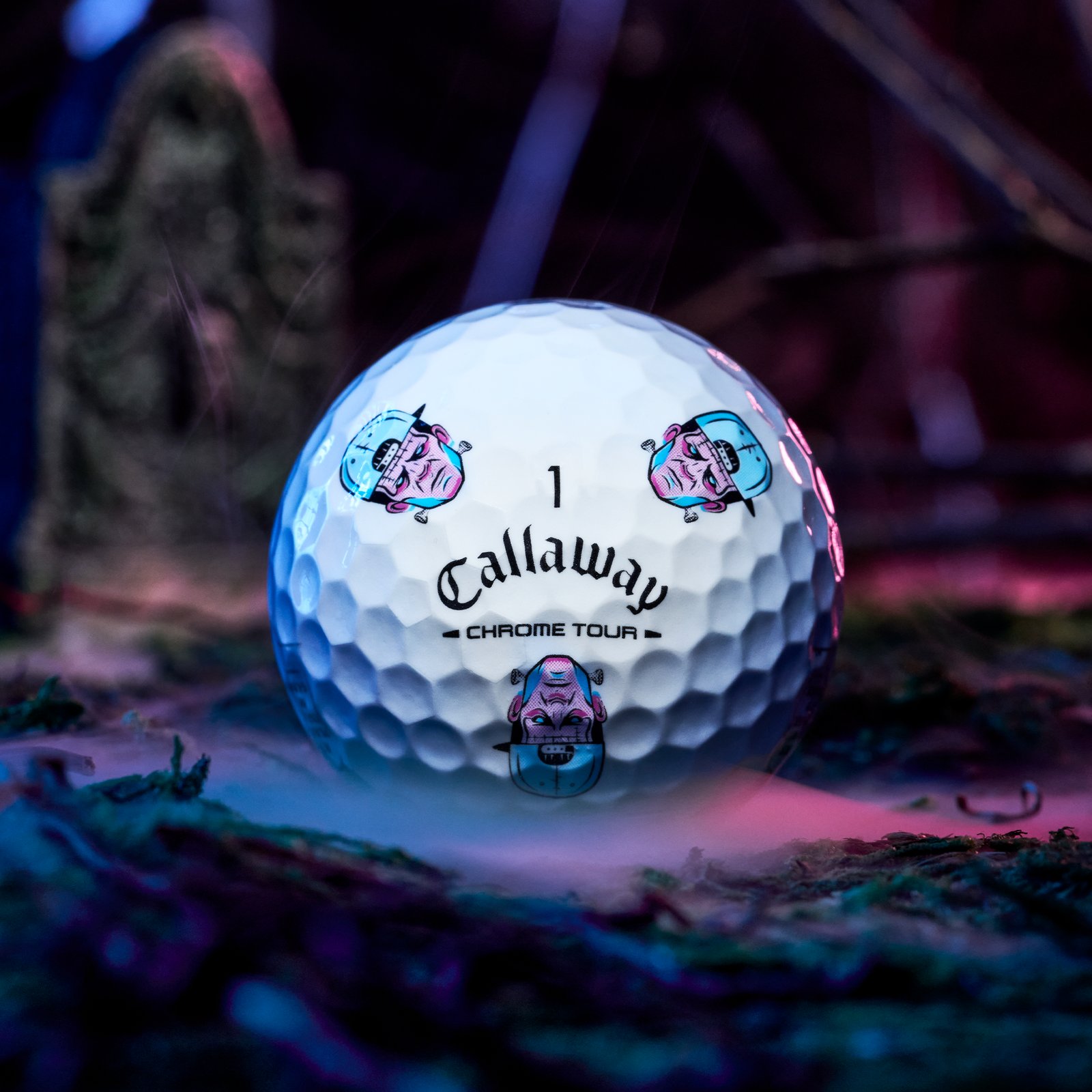 Callaway Chrome Tour Truvis pelotas de golf, Halloween