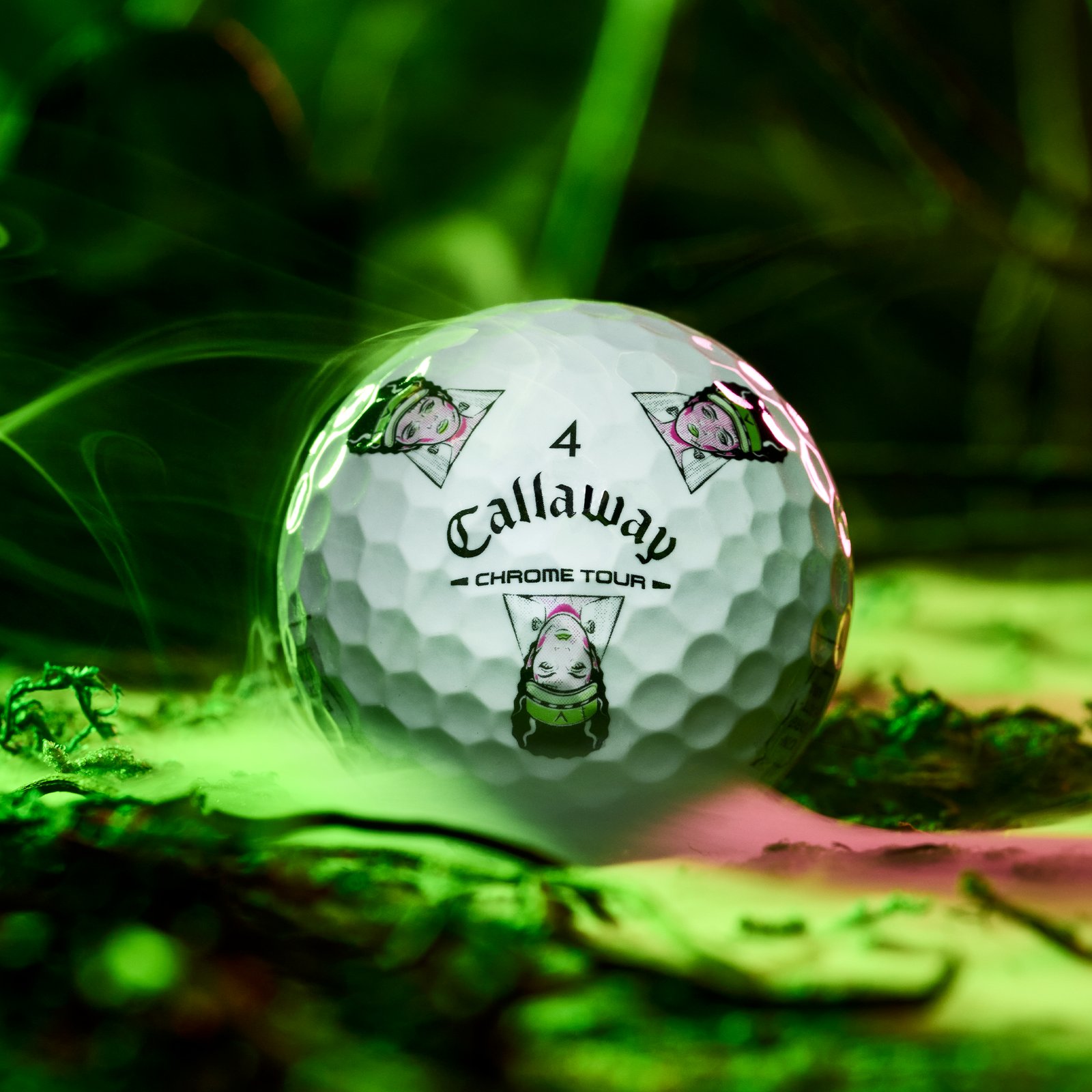 Callaway Chrome Tour Truvis pelotas de golf, Halloween