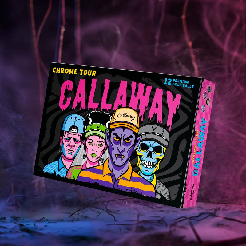 Callaway Chrome Tour Truvis pelotas de golf, Halloween