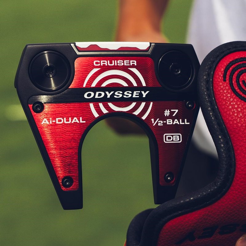 Odyssey Ai-DUAL Seven (#7) 1/2 Ball Cruiser putter