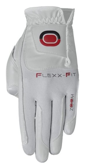 Zoom Hybrid guante de golf para hombre, blanco