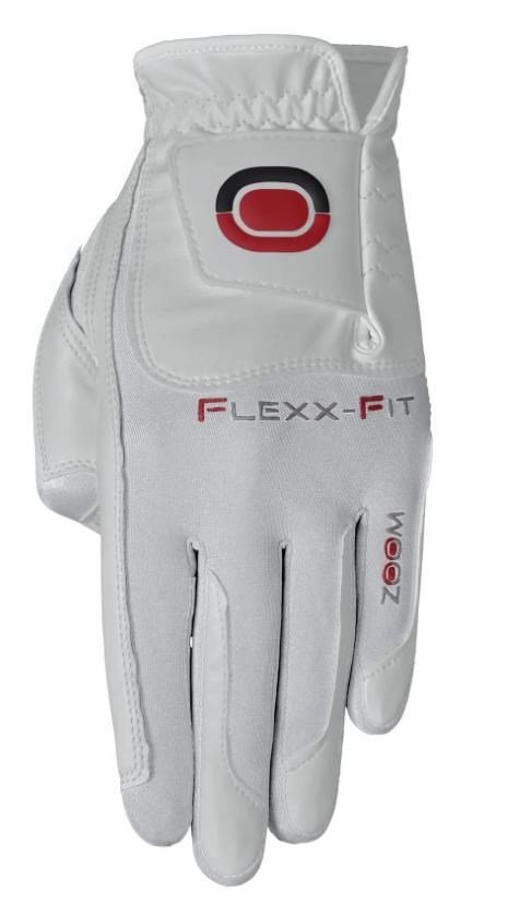 Zoom Hybrid guante de golf para hombre, blanco