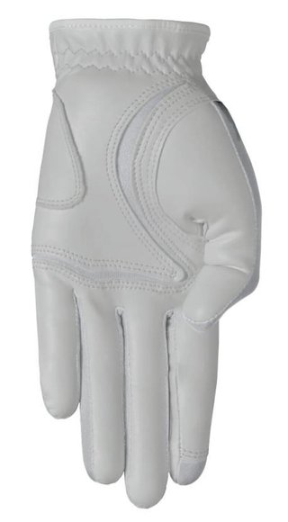 Zoom Hybrid guante de golf para hombre, blanco