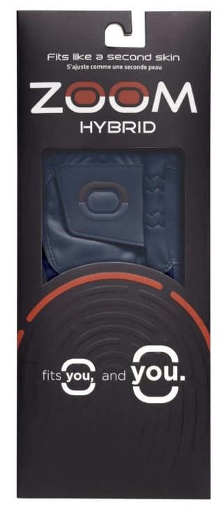 Zoom Hybrid guante de golf para hombre, azul marino oscuro