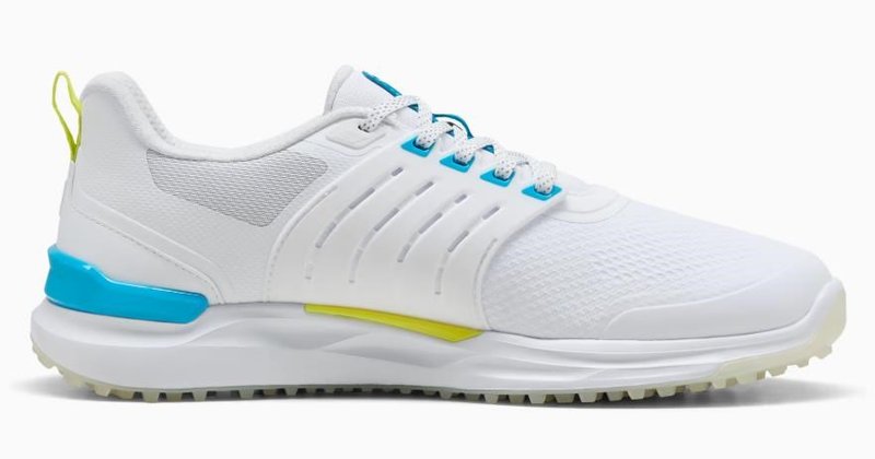 Puma Ignite Elevate 2 zapatos de golf para hombre, blanco/azul