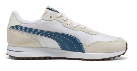 Puma Golf Puma Helsinki G zapatos de golf para hombre, blanco/azul marino
