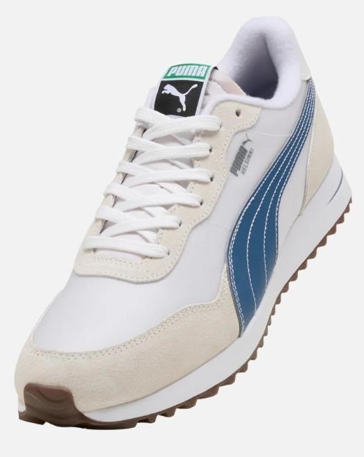 Puma Golf Puma Helsinki G zapatos de golf para hombre, blanco/azul marino