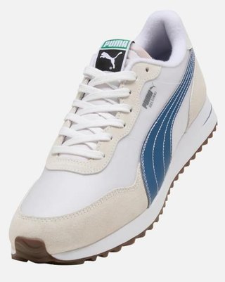 Puma Golf Puma Helsinki G zapatos de golf para hombre, blanco/azul marino
