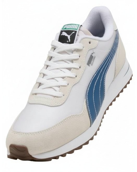 Puma Golf Puma Helsinki G zapatos de golf para hombre, blanco/azul marino